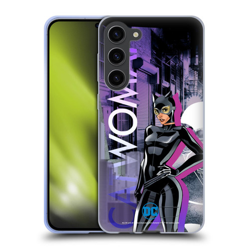 DC Women Core Compositions Catwoman Soft Gel Case for Samsung Galaxy S23+ 5G