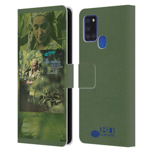 Blue Note Records Albums Horace Silver Cape Verdean Leather Book Wallet Case Cover For Samsung Galaxy A21s (2020)