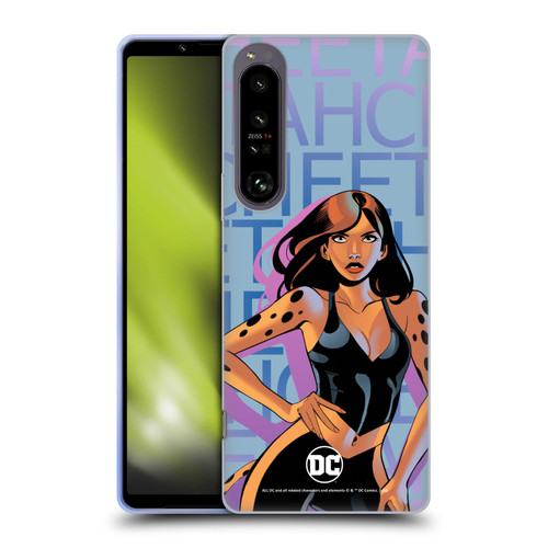 DC Women Core Compositions Cheetah Soft Gel Case for Sony Xperia 1 IV