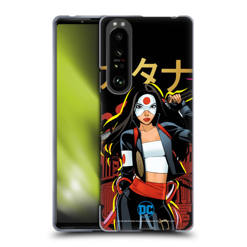DC Women Core Compositions Katana Soft Gel Case for Sony Xperia 1 III