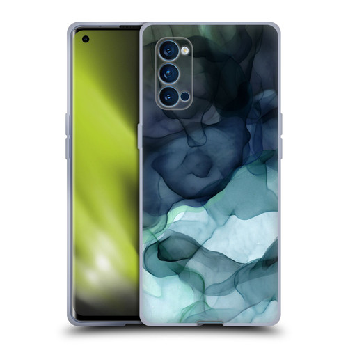 UtArt Dark Night Marble Heavy Smoke Soft Gel Case for OPPO Reno 4 Pro 5G