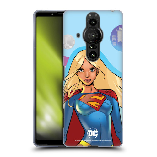 DC Women Core Compositions Supergirl Soft Gel Case for Sony Xperia Pro-I