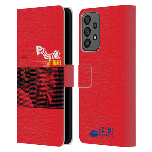 Blue Note Records Albums Art Blakey Indestructible Leather Book Wallet Case Cover For Samsung Galaxy A73 5G (2022)