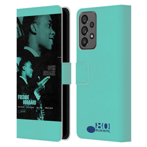 Blue Note Records Albums Freddie Hubbard Open Sesame Leather Book Wallet Case Cover For Samsung Galaxy A73 5G (2022)