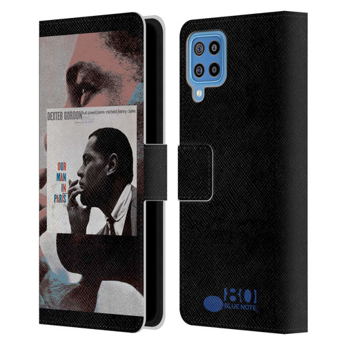 Blue Note Records Albums Dexter Gordon Our Man In Paris Leather Book Wallet Case Cover For Samsung Galaxy F22 (2021)
