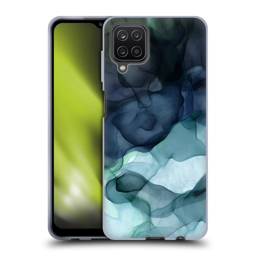 UtArt Dark Night Marble Heavy Smoke Soft Gel Case for Samsung Galaxy A12 (2020)