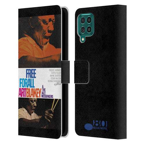 Blue Note Records Albums Art Blakey Free For All Leather Book Wallet Case Cover For Samsung Galaxy F62 (2021)