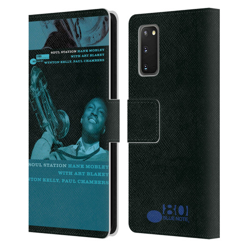 Blue Note Records Albums Hunk Mobley Soul Station Leather Book Wallet Case Cover For Samsung Galaxy S20 / S20 5G