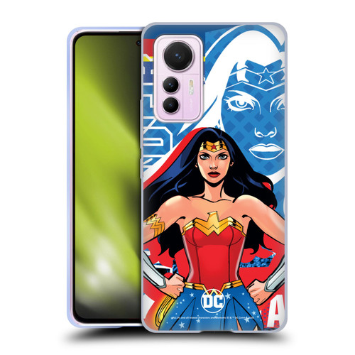 DC Women Core Compositions Wonder Woman Soft Gel Case for Xiaomi 12 Lite
