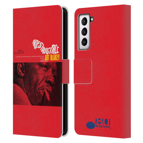 Blue Note Records Albums Art Blakey Indestructible Leather Book Wallet Case Cover For Samsung Galaxy S21 5G