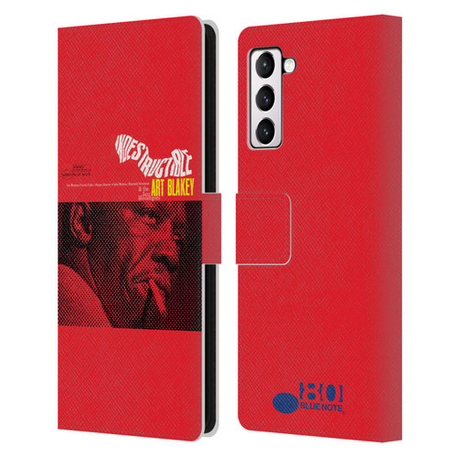 Blue Note Records Albums Art Blakey Indestructible Leather Book Wallet Case Cover For Samsung Galaxy S21+ 5G