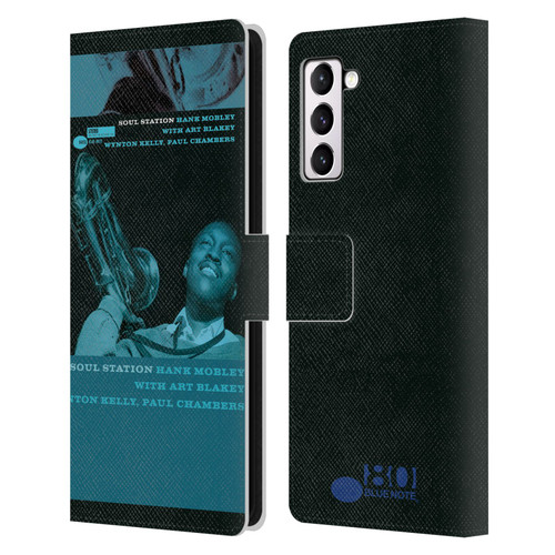 Blue Note Records Albums Hunk Mobley Soul Station Leather Book Wallet Case Cover For Samsung Galaxy S21+ 5G