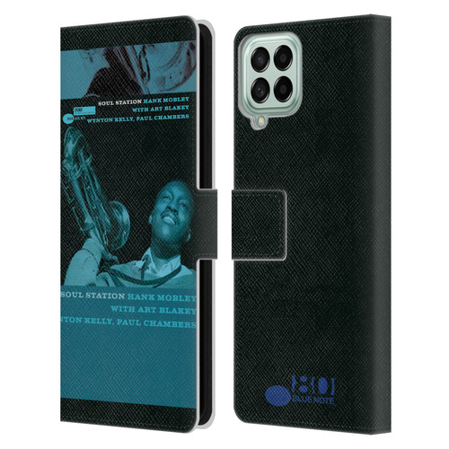 Blue Note Records Albums Hunk Mobley Soul Station Leather Book Wallet Case Cover For Samsung Galaxy M33 (2022)