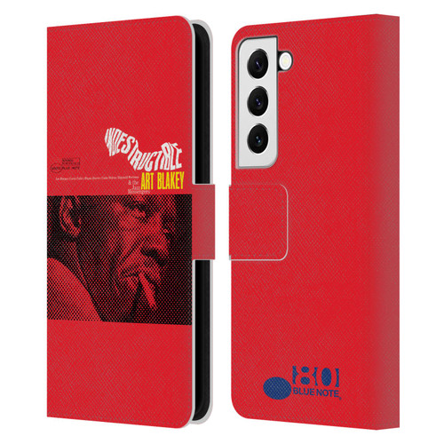 Blue Note Records Albums Art Blakey Indestructible Leather Book Wallet Case Cover For Samsung Galaxy S22 5G