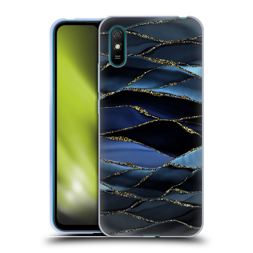 UtArt Dark Night Marble Deep Sparkle Waves Soft Gel Case for Xiaomi Redmi 9A / Redmi 9AT