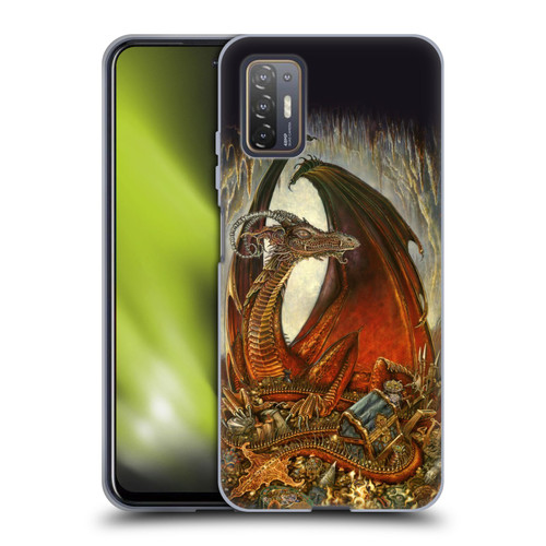 Myles Pinkney Mythical Treasure Dragon Soft Gel Case for HTC Desire 21 Pro 5G