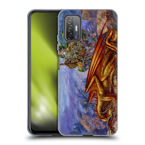 Myles Pinkney Mythical Dragonlands Soft Gel Case for HTC Desire 21 Pro 5G