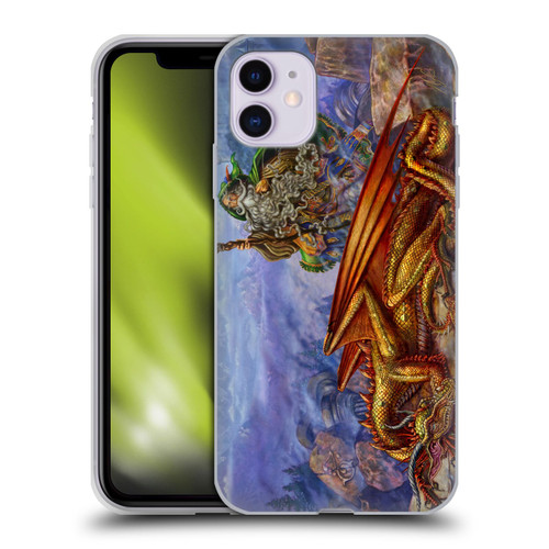 Myles Pinkney Mythical Dragonlands Soft Gel Case for Apple iPhone 11