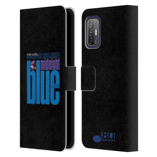 Blue Note Records Albums 2 Kenny Burell Midnight Blue Leather Book Wallet Case Cover For HTC Desire 21 Pro 5G