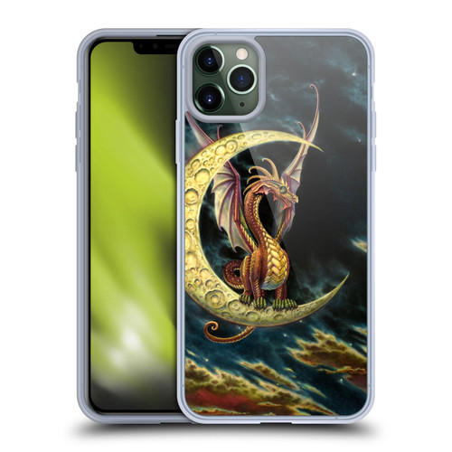 Myles Pinkney Mythical Moon Dragon Soft Gel Case for Apple iPhone 11 Pro Max