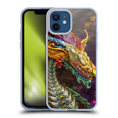 Myles Pinkney Mythical Silver Dragon Soft Gel Case for Apple iPhone 12 / iPhone 12 Pro