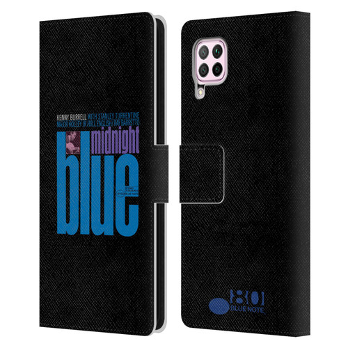 Blue Note Records Albums 2 Kenny Burell Midnight Blue Leather Book Wallet Case Cover For Huawei Nova 6 SE / P40 Lite