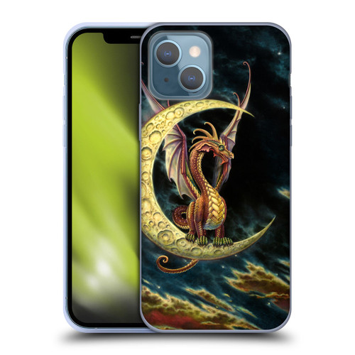 Myles Pinkney Mythical Moon Dragon Soft Gel Case for Apple iPhone 13