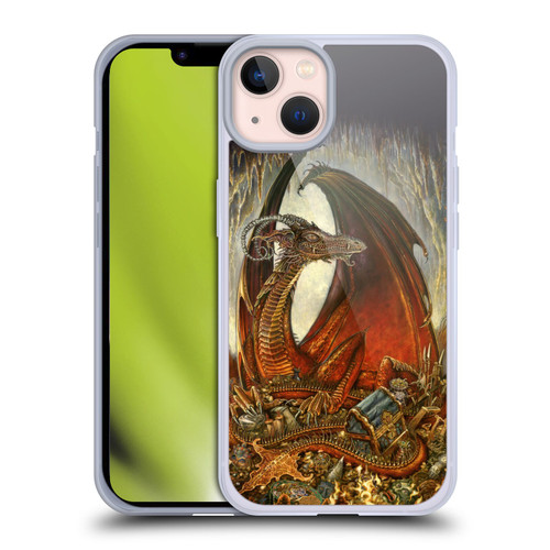 Myles Pinkney Mythical Treasure Dragon Soft Gel Case for Apple iPhone 13