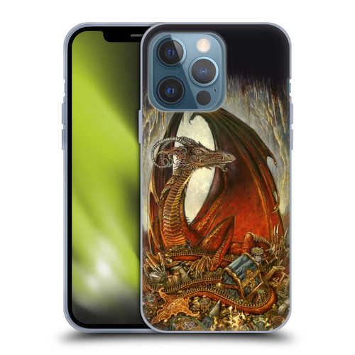 Myles Pinkney Mythical Treasure Dragon Soft Gel Case for Apple iPhone 13 Pro