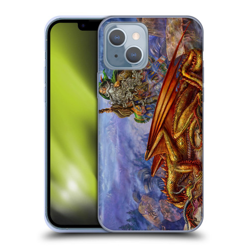 Myles Pinkney Mythical Dragonlands Soft Gel Case for Apple iPhone 14