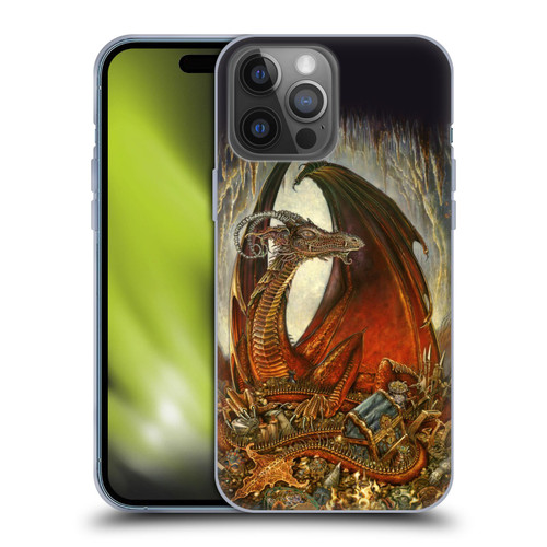 Myles Pinkney Mythical Treasure Dragon Soft Gel Case for Apple iPhone 14 Pro Max