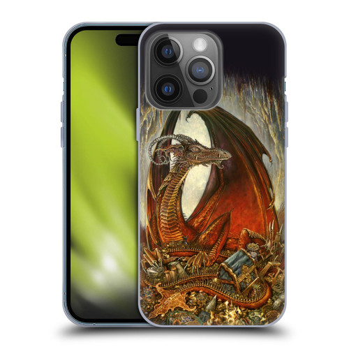 Myles Pinkney Mythical Treasure Dragon Soft Gel Case for Apple iPhone 14 Pro