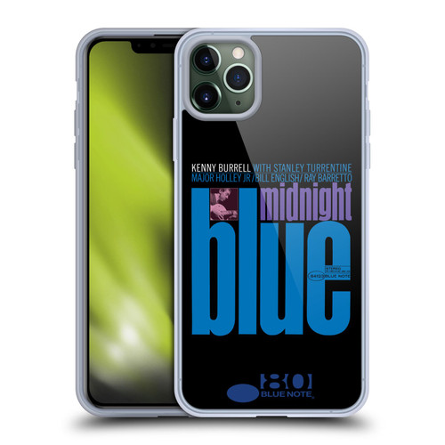 Blue Note Records Albums 2 Kenny Burell Midnight Blue Soft Gel Case for Apple iPhone 11 Pro Max