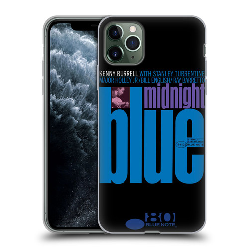 Blue Note Records Albums 2 Kenny Burell Midnight Blue Soft Gel Case for Apple iPhone 11 Pro Max