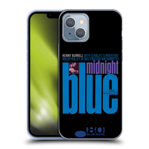 Blue Note Records Albums 2 Kenny Burell Midnight Blue Soft Gel Case for Apple iPhone 14