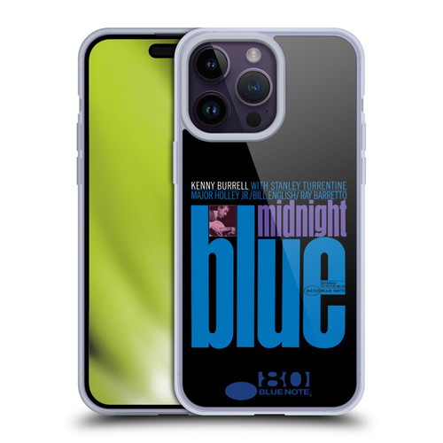 Blue Note Records Albums 2 Kenny Burell Midnight Blue Soft Gel Case for Apple iPhone 14 Pro Max