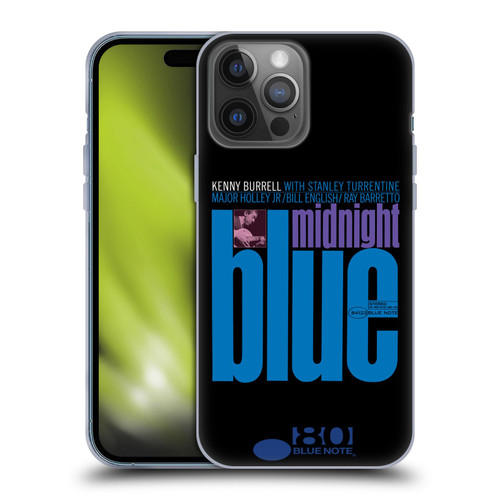 Blue Note Records Albums 2 Kenny Burell Midnight Blue Soft Gel Case for Apple iPhone 14 Pro Max
