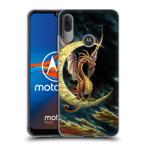 Myles Pinkney Mythical Moon Dragon Soft Gel Case for Motorola Moto E6 Plus