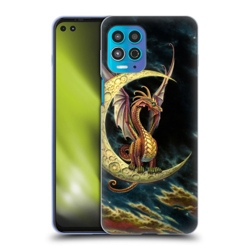 Myles Pinkney Mythical Moon Dragon Soft Gel Case for Motorola Moto G100