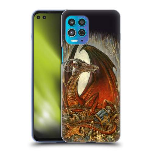 Myles Pinkney Mythical Treasure Dragon Soft Gel Case for Motorola Moto G100