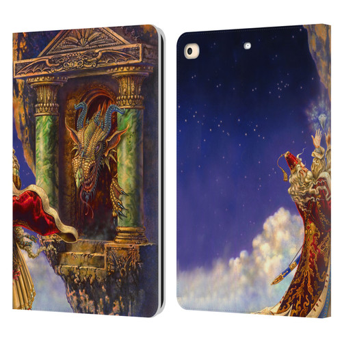 Myles Pinkney Mythical Dragon's Eye Leather Book Wallet Case Cover For Apple iPad 9.7 2017 / iPad 9.7 2018
