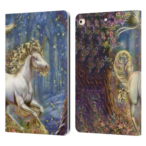 Myles Pinkney Mythical Unicorn Leather Book Wallet Case Cover For Apple iPad 9.7 2017 / iPad 9.7 2018