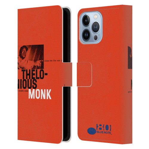 Blue Note Records Albums 2 Thelonious Monk Leather Book Wallet Case Cover For Apple iPhone 13 Pro Max