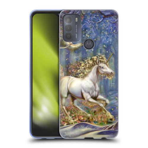 Myles Pinkney Mythical Unicorn Soft Gel Case for Motorola Moto G50