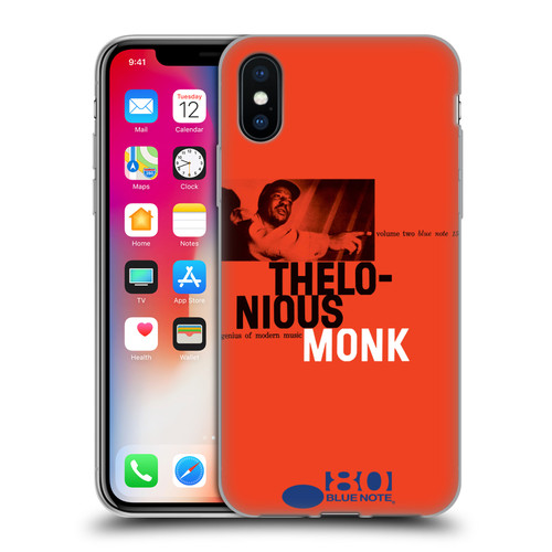Blue Note Records Albums 2 Thelonious Monk Soft Gel Case for Apple iPhone X / iPhone XS