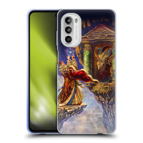 Myles Pinkney Mythical Dragon's Eye Soft Gel Case for Motorola Moto G52