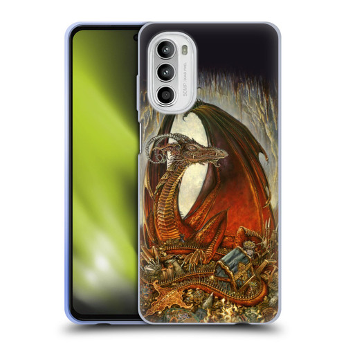 Myles Pinkney Mythical Treasure Dragon Soft Gel Case for Motorola Moto G52