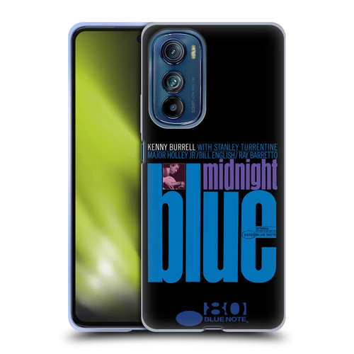 Blue Note Records Albums 2 Kenny Burell Midnight Blue Soft Gel Case for Motorola Edge 30