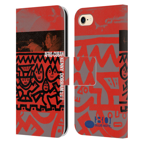 Blue Note Records Albums 2 Kenny Dorham Afro-Cuban Leather Book Wallet Case Cover For Apple iPhone 7 / 8 / SE 2020 & 2022
