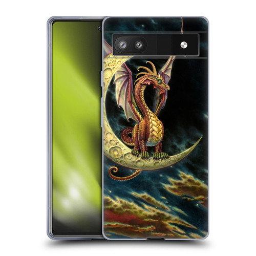 Myles Pinkney Mythical Moon Dragon Soft Gel Case for Google Pixel 6a